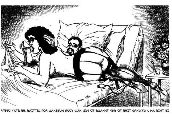 ma femme triche dans les dessins animés de Bill Ward