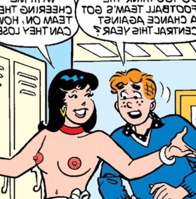 Archie, Betty e Veronica expostos