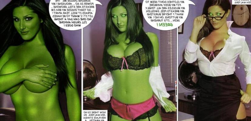 She-Hulk Smackdown (Lucy Pinder) by FreshMutt