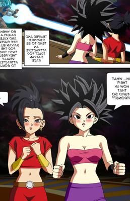 Dragon ball super Goku sex with Caulifla and Kale