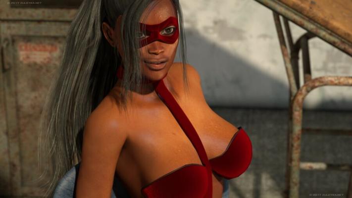 Zuleyka – Ultragirl und Futa Panther-Original