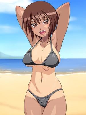 Hentai : Maillot de bain X