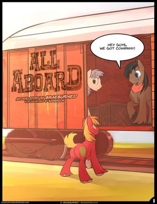 Pelziger MLP-Gay-Comic – All Aboard