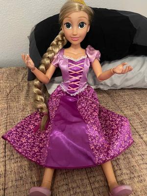 nova boneca rapunzel de 3 pés