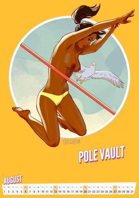 Olympische Pin-Ups