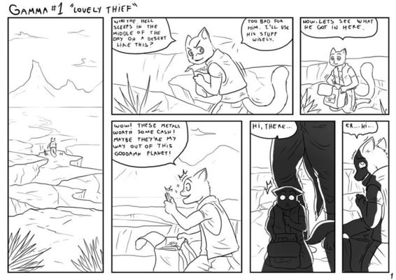 Furry gay Comic - Loverly Thief