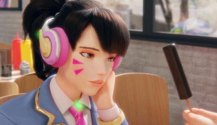 D.Va がいたずらされる