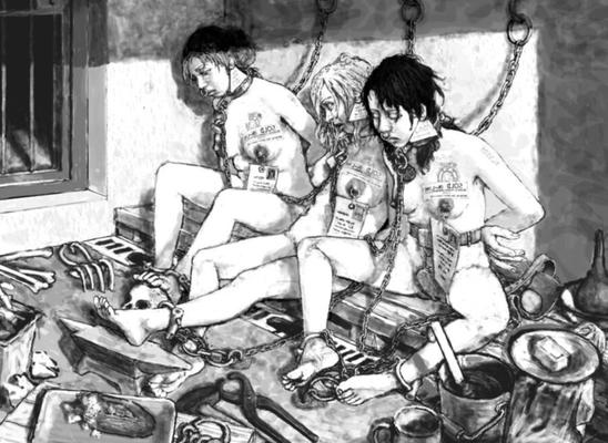 Bondage - Cartoon & D - Slave market --