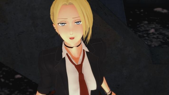 Futa – Attack on Titan – Annie Leonhart wird von Mikasa vollgespritzt