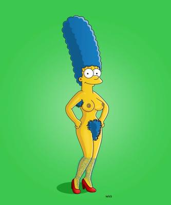 Marge Simpson poilue