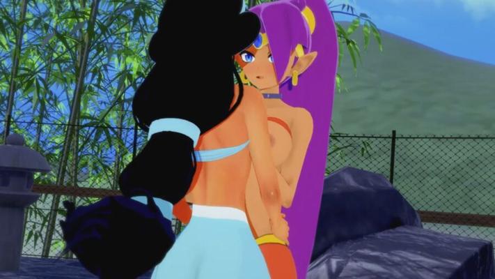 Lesbiana - Shantae x Jasmine - Hentai