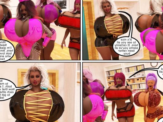 Bimbo Nurses Chapitre 13 [3D, bimbofication]