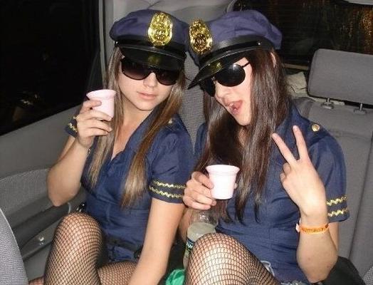 Police Women's uniforms: Naughty and arresting wives