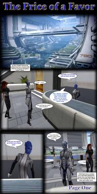 Mass Effect Lesbencomic Der Preis eines Gefallens