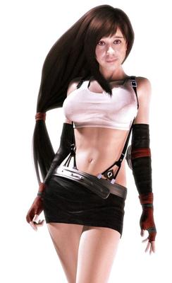 Tiffany Lockheart como Tifa Lockhart