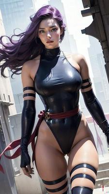 sexy Psylocke-Kunst