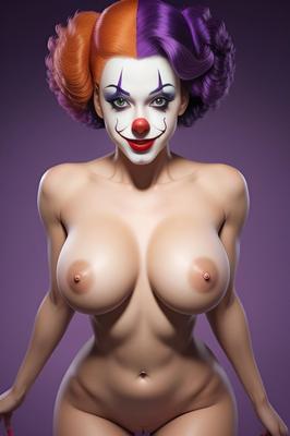 filles clowns drôles mais sexy