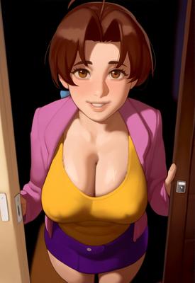 Delia Ketchum (Pokémon), ¿Por qué hola?