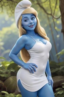 Lindo Smurfette Ai Hentai